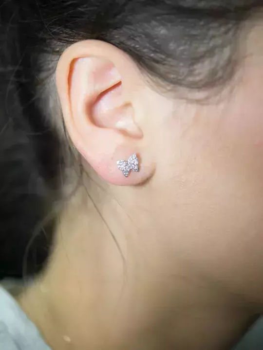 White Gold 14K Stud Earrings