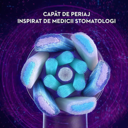 Oral-B iO Series 8 Ηλεκτρική Οδοντόβουρτσα με Χρονομετρητή, Αισθητήρα Πίεσης και Θήκη Ταξιδίου Μαύρη