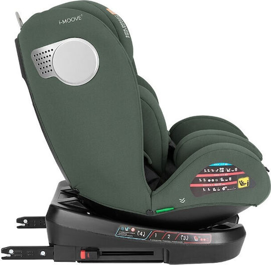 Kikka Boo I-Moove Baby Car Seat i-Size with Isofix Army Green