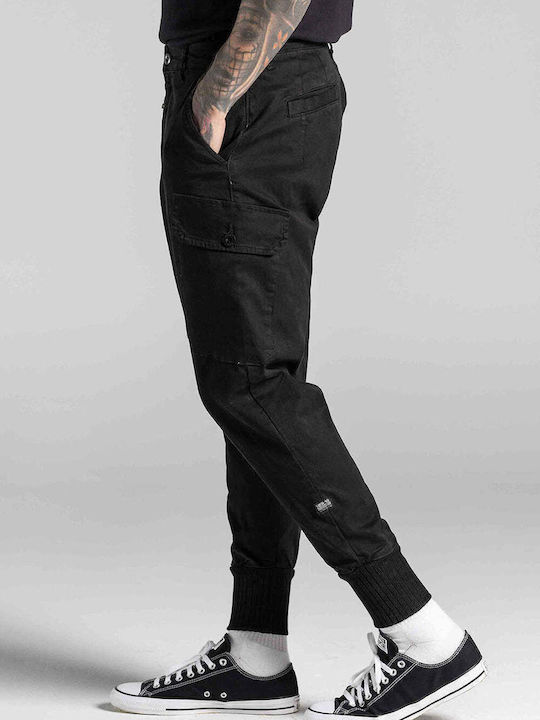 Trousers Cargo in Regular Fit Black