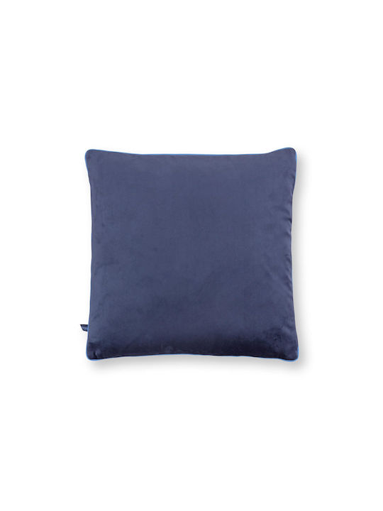 PiP Studio Sofa Cushion from Velvet Dark Blue 50x50cm.