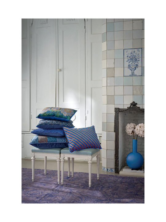 PiP Studio Sofa Cushion from Velvet Dark Blue 50x50cm.