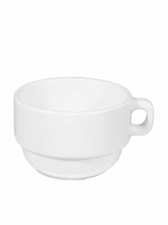 Saturnia Σετ Φλιτζάνια Espresso από Πορσελάνη 6τμχ