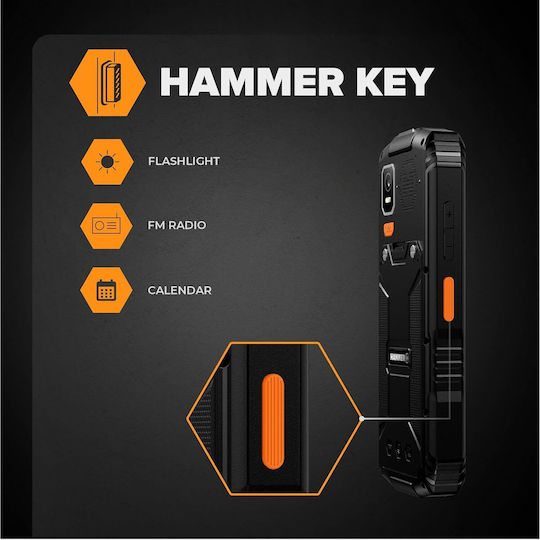 Hammer Horizon LTE Dual-SIM Widerstandsfähig Handy Schwarz