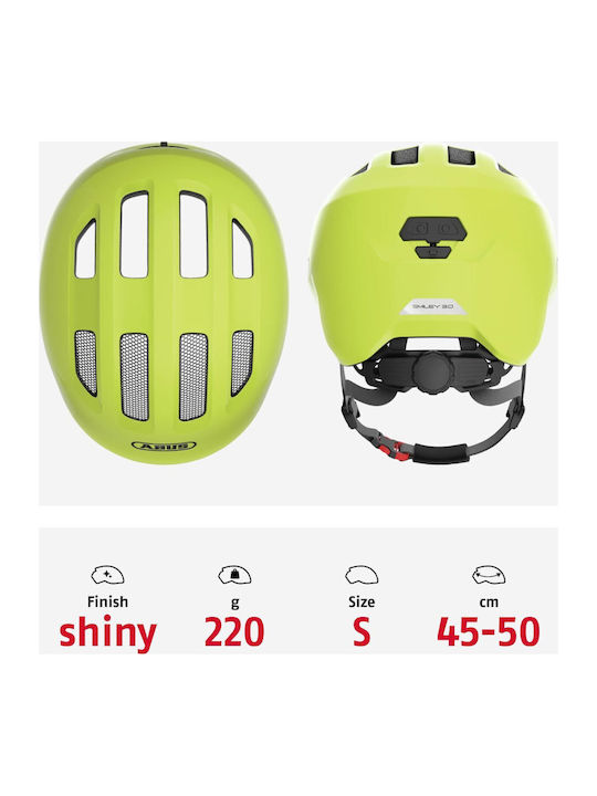 Abus Smiley 3.0 Kids' Helmet for City Bike Yellow
