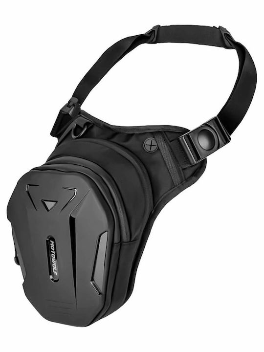 Motowolf Rider Leg Bag Black