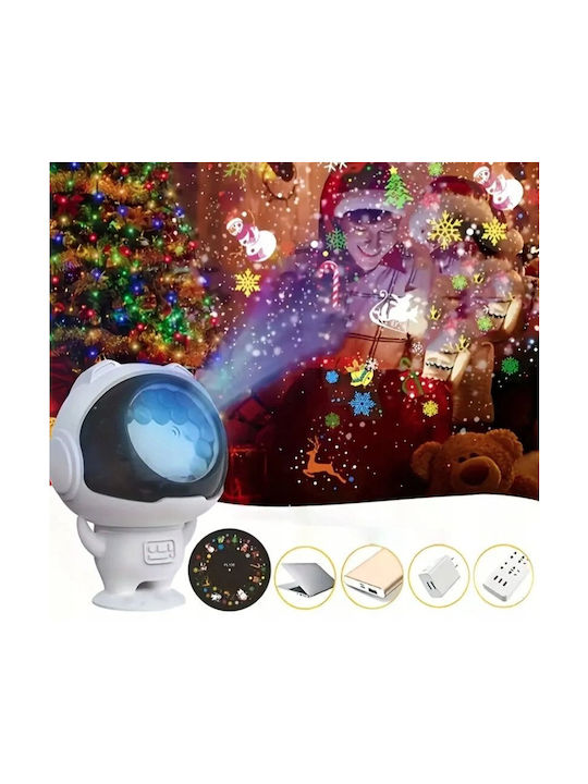 Extralink Led Παιδικό Φωτιστικό Projector Λευκό