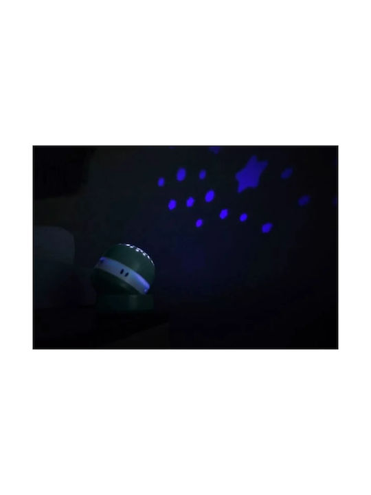 Beaba Περιστρεφόμενο Παιδικό Φωτιστικό Projector Pixie με Προβολή Αστεριών Πράσινο