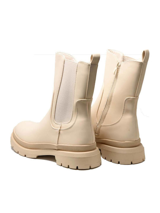 Women's Chelsea Boots Beige