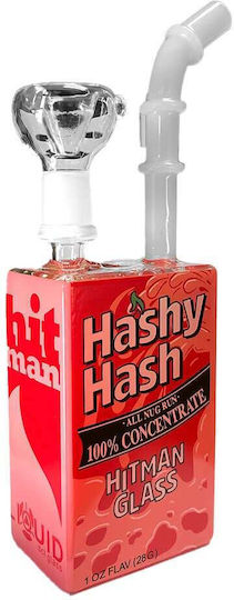 Bong Hashy Hash Juice Glas 19cm Rosa