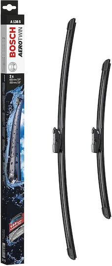 Bosch Aerotwin A138S Front Set Car Wiper Blades 600mm/400mm Universal