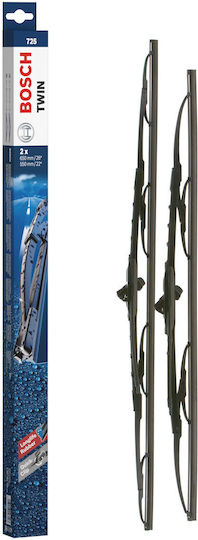 Bosch TWIN Front Set Car Wiper Blades 650mm 550mm