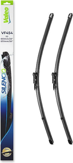 Valeo Jointless Wiper Blade Front Spoiler 650mm 2pcs Silencio Xtrm Audi Q7 03.06-12.19