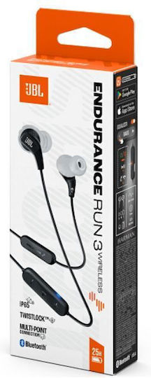 JBL Endurance Run 3 Wireless In-ear Bluetooth Handsfree Earphones with Sweat Resistance Black & Grey