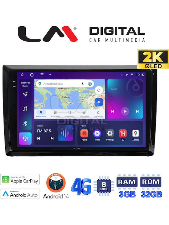 LM Digital Auto-Audiosystem für Volkswagen Käfer 2013 > 2019 (Bluetooth/USB/WiFi/GPS/Apple-Carplay/Android-Auto)