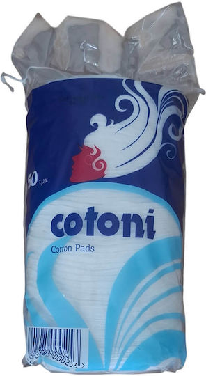 Cotoni Δίσκοι Ντεμακιγιάζ από 100% Υδρόφιλο Βαμβάκι 50τμχ