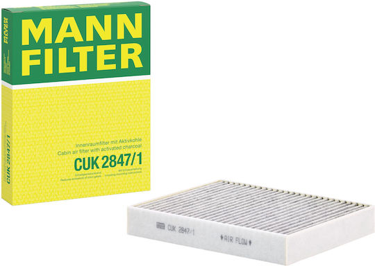 Filtru de Aer Pentru Habitaclu Auto Mann-filter Carbon Activat Înălțime 41.0mm Lățime 219.0mm Lungime 278.0mm Porsche Cayenne VW - Magazin online Touareg