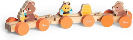 Chicco My Wood Friends Сет с Влакче от Дърво за Над 2 години+ Години