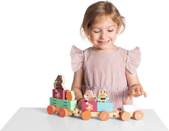 Chicco My Wood Friends Сет с Влакче от Дърво за Над 2 години+ Години