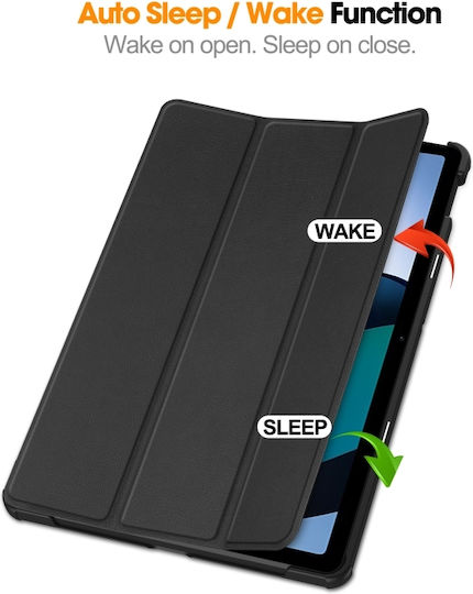 Color 3-fold Holder Flip Cover Negra (Redmi Pad SE 11) EDA005178901A
