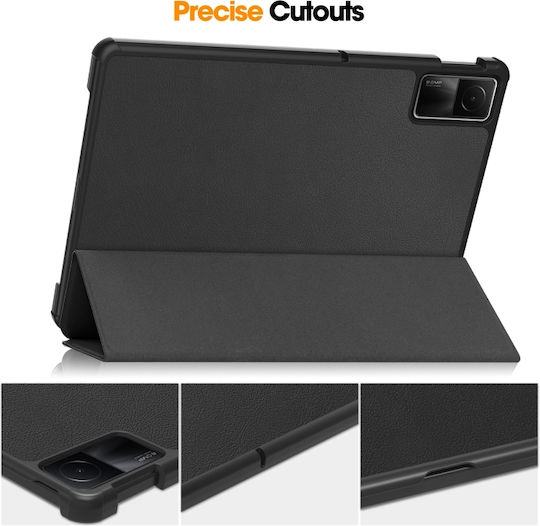 Color 3-fold Holder Flip Cover Negra (Redmi Pad SE 11) EDA005178901A