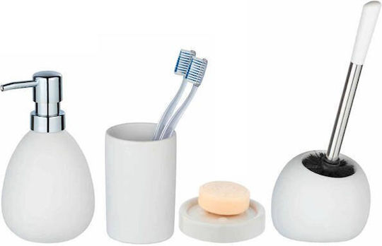 Wenko Dispenser Μεταλλικό Λευκό 390ml