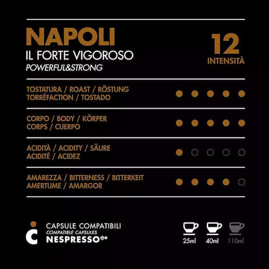 IL Caffe Italiano Capsules Espresso Hazelnut Compatible with Machine Nespresso 30caps,tobolek