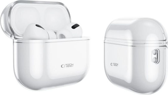 Tech-Protect Flexair Hülle Silikon in Transparent Farbe für Apple AirPods Pro 3