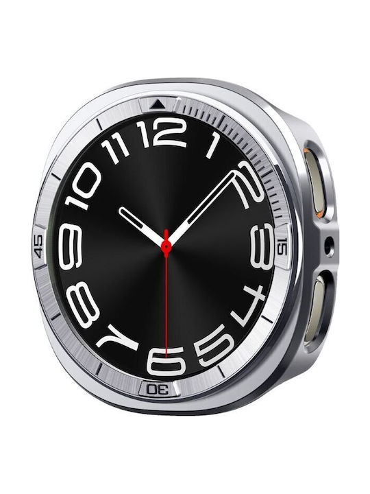 Spigen Tune Pro Schutz-Bezel in Silber Farbe für Samsung Galaxy Watch 8 44mm
