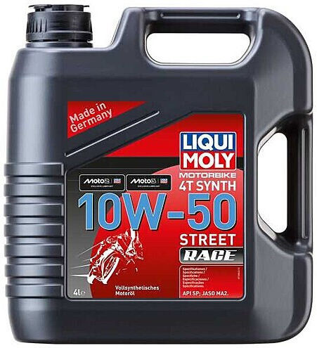 Liqui Moly Street Race 10W-50 Συνθετικό Λάδι Μοτοσυκλέτας για Τετράχρονους Κινητήρες 4lt