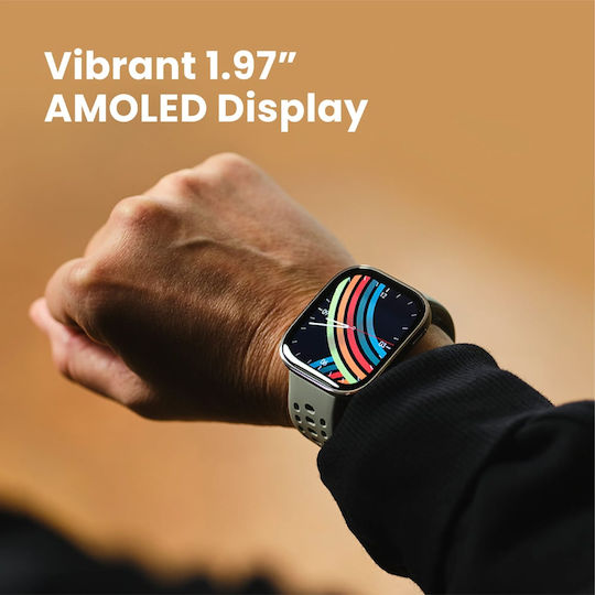 Amazfit Bip 6 46мм Водоустойчив Смартчасовник с Пулсомер (Blush)