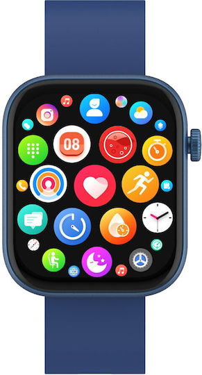Denver SW-185 Smartwatch με Παλμογράφο (Μπλε)