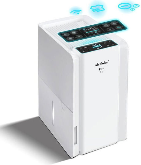 Toyotomi TDE-12WBIVION Αφυγραντήρας με Συμπιεστή Ιονιστή και Wi-Fi 12lt