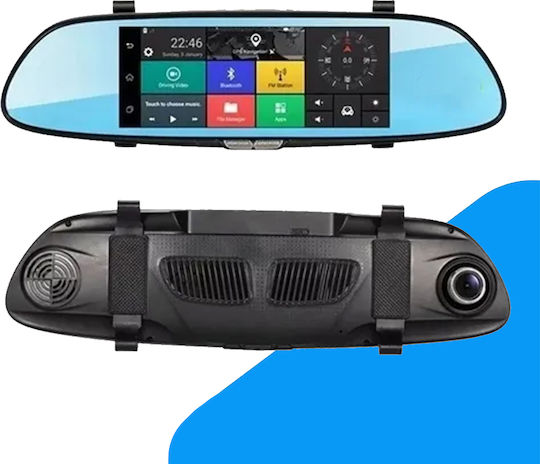 Σετ Καθρέπτης με Κάμερα DVR Αυτοκινήτου 1080P με Οθόνη Wi-Fi, GPS & Κάμερα Οπισθοπορείας