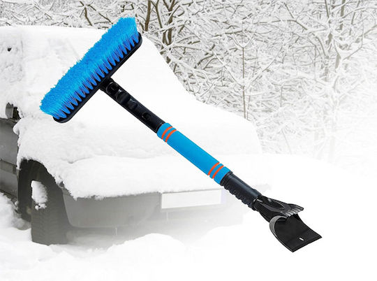 Telescopic Car Scraper Folding Brush 2 in 1 Windows Ice & Snow Adjustable Length 57 to 72 Cm