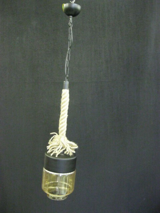 Epiplo-Fos Hängelampe Schwarz 5x105cm.