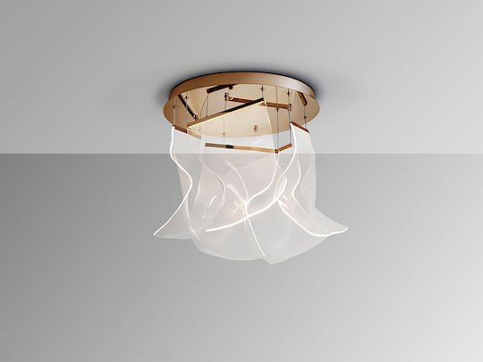 Velos Reglabil Lustră Rose Gold 50x50cm.