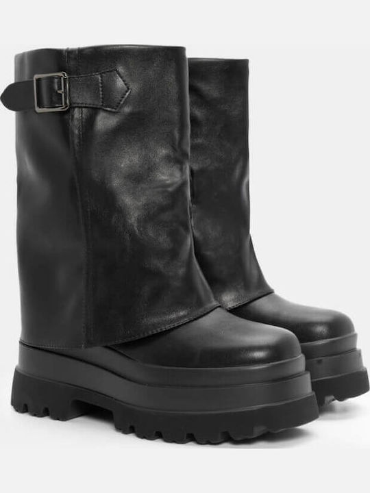 Stiefeletten Damen Schwarz