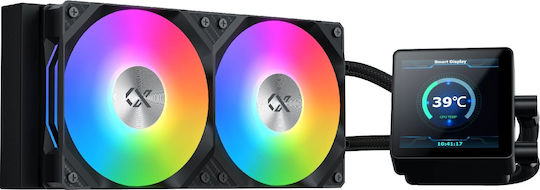 Xigmatek Connect 240 AIO Водно Охлаждане За CPU С 2 Вентилатора 120mm И ARGB Осветление