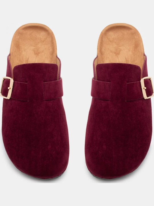 Winter Women's Slippers Burgundy