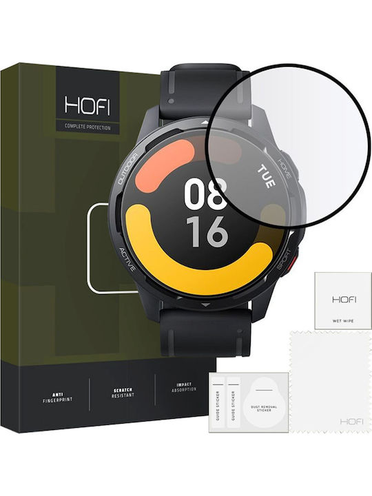 Hofi Hybrid Pro+ Black Tempered Glass για το Watch S1 Active 1τμχ