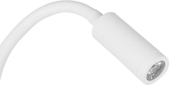 GloboStar Goose Monos LED Alb Cald Spot în Culoare Alb