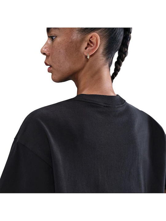 Sportswear Γυναικείο Oversized T-shirt Μαύρο