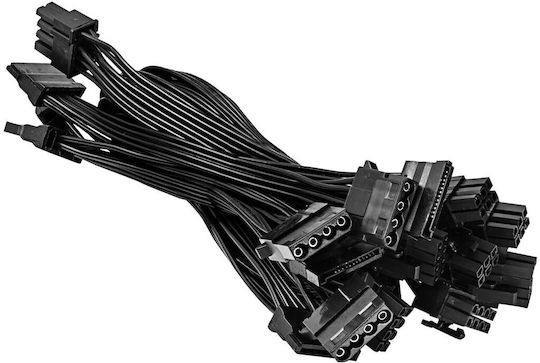 Akyga AK-C2-500 500W Black Computer Power Supply Semi Modular