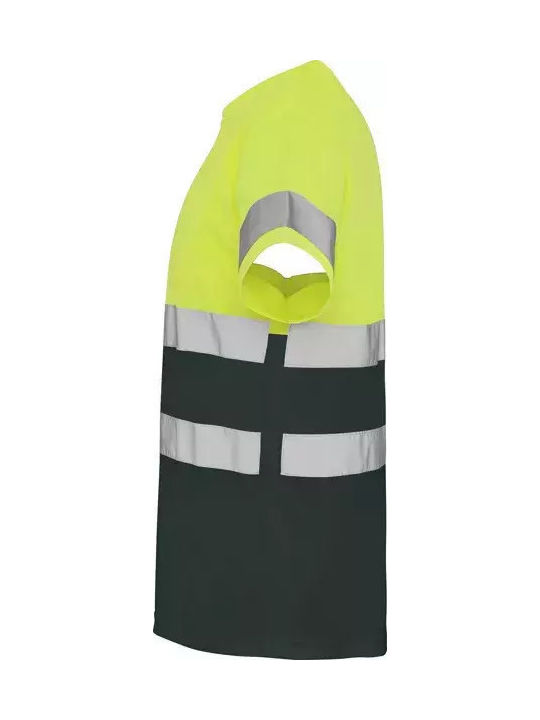 Roly Tricou De Lucru Unisex Cu Mâneci Scurte Reflectorizant Delta Cod 9310 Lead Fluoryellow L