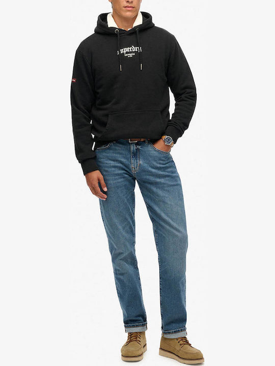 D2 Ovin Sweatshirt with Hood Black