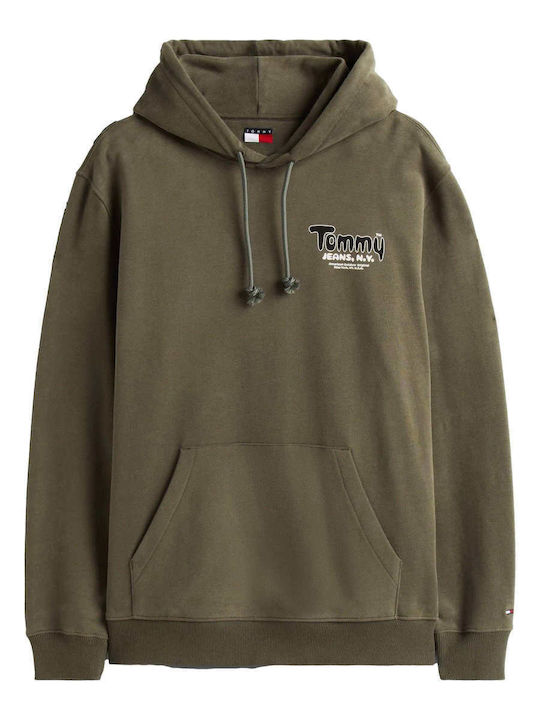 Sweatshirt mit Kapuze Olive