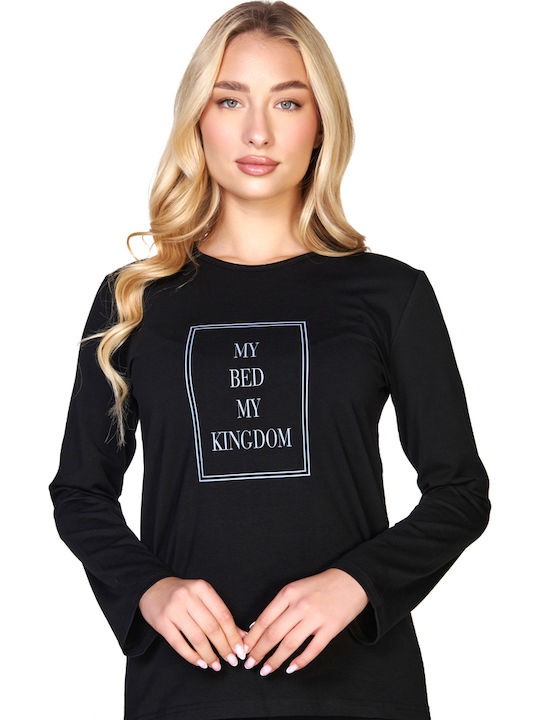 Comfort Winter Women's Pyjama Set Black