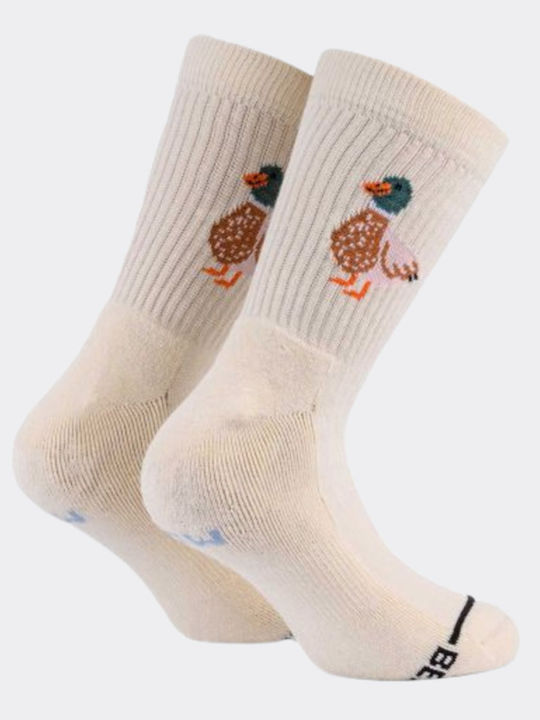 Bee. Unusual. Damen Socken Off White 1Pack