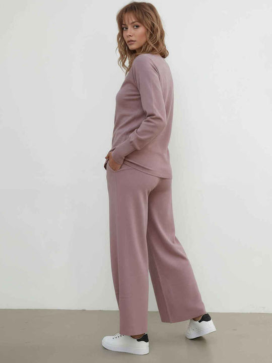 Damen Salmon Set mit Hose
